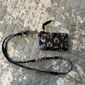 Vera Bradley Lanyard and Wallet